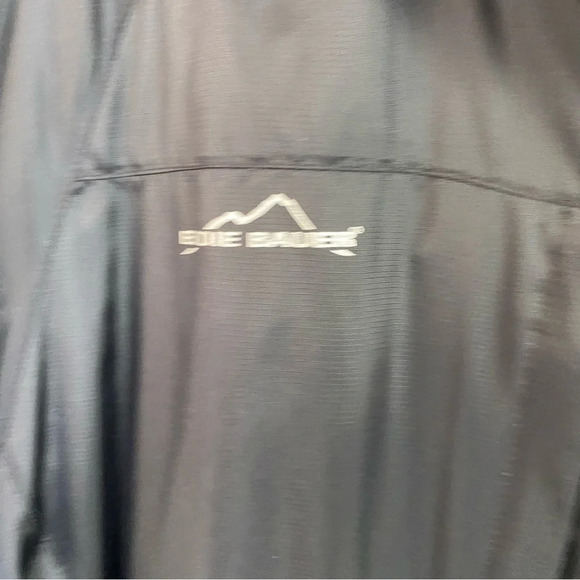 ✨24. Eddie Bauer Black Packable Wind Jacket men’s size 2XL - Picture 8 of 8